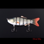 Fishing Lure 3D Eyes 10cm 6 Jointed Sections