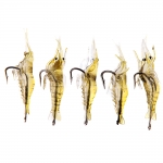 Soft Shrimp Fishing Lure 4cm 5 pcs Including Hooks
