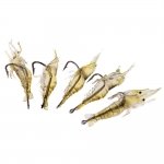 Soft Shrimp Fishing Lure 4cm 5 pcs Including Hooks