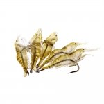 Soft Shrimp Fishing Lure 4cm 5 pcs Including Hooks