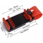 Suporte para Smartphone no Volante do Carro