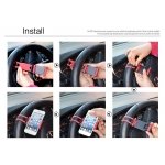 Suporte para Smartphone no Volante do Carro