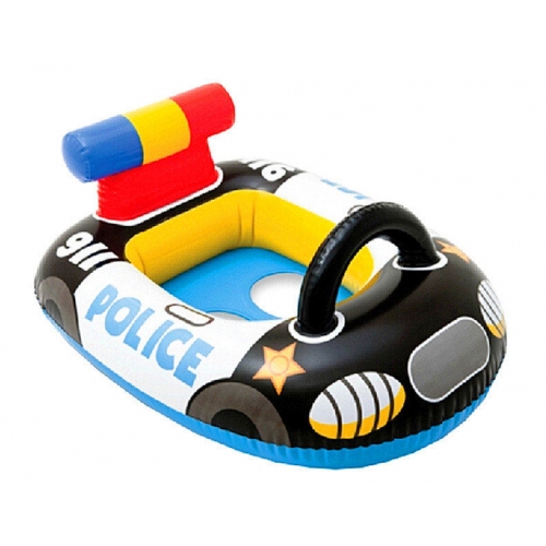 水泳補助具 子供用浮き輪 警察の車の形状