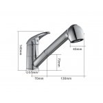 Kitchen faucet pull out single lever Mike&Jake